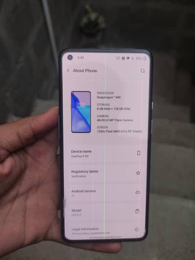 OnePlus 9 [ 8/128 ] [ 90 fps PUBG ] [ Exchange Possible ]