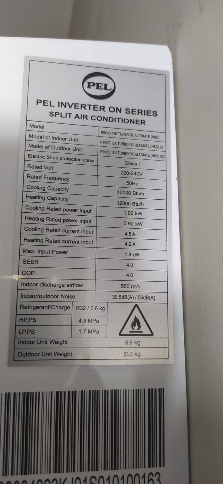 PEL Split AC 2