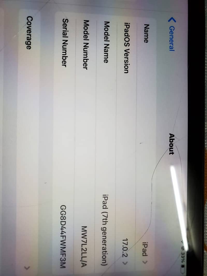 ipad 7th generation 32GB 0