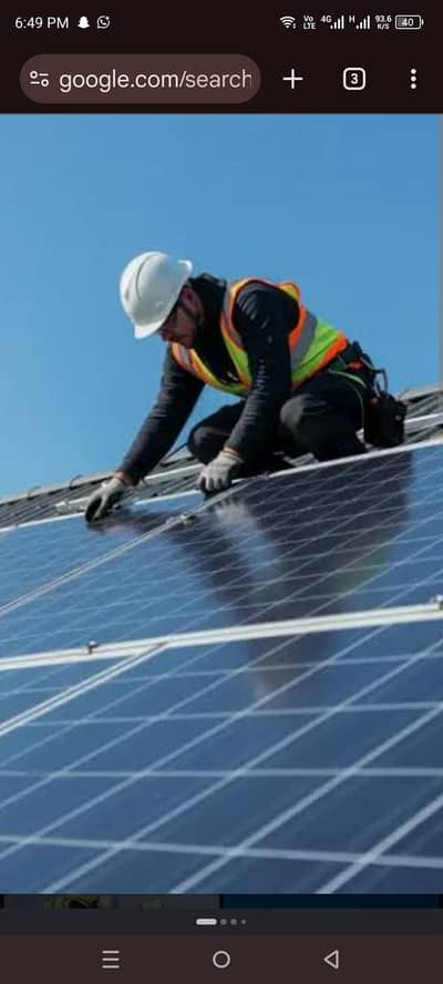 solar wash and fitting working all Karachi work