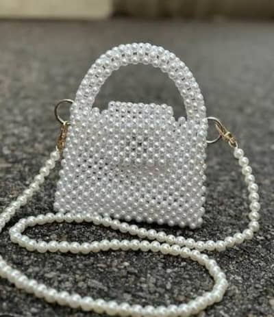pearls bag  customize Bag. s