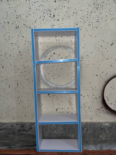 Portable 4-Shelf Bookshelf for Sale