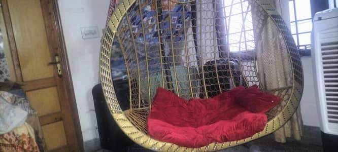 Hanging Egg Chair Swing | Indoor/Outdoor Jhoola | Excellent Condition