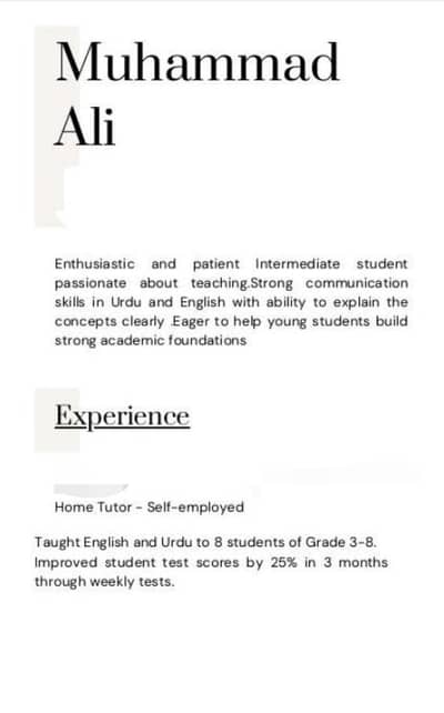 Professional ATS CV Maker | 24hr Delivery | Rs. 600