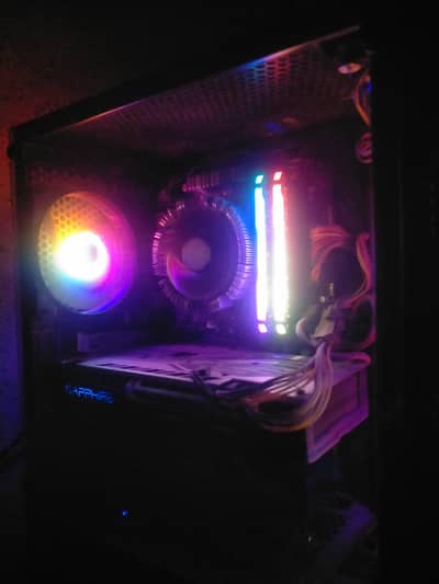 Complete Setup Ryzen 5 2600 rx 580 8gb 16 gb rgb rams with boxes