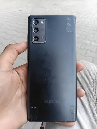 SUMSUNG NOTE 20 8RAM 128GB BACK CAMERANOT AVALAIBLE