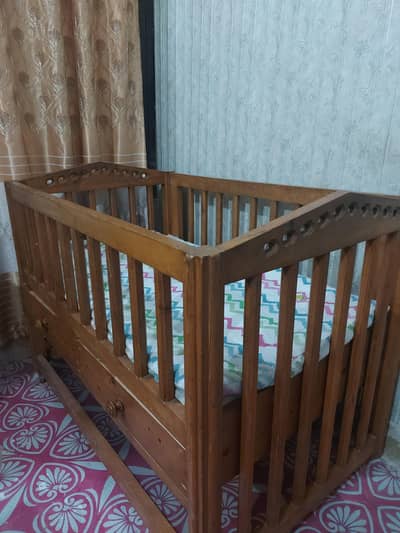 Swat Diyar Wood Baby Cot