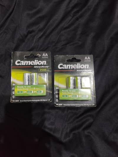 4 camelion battery 2500mah  rechargeable