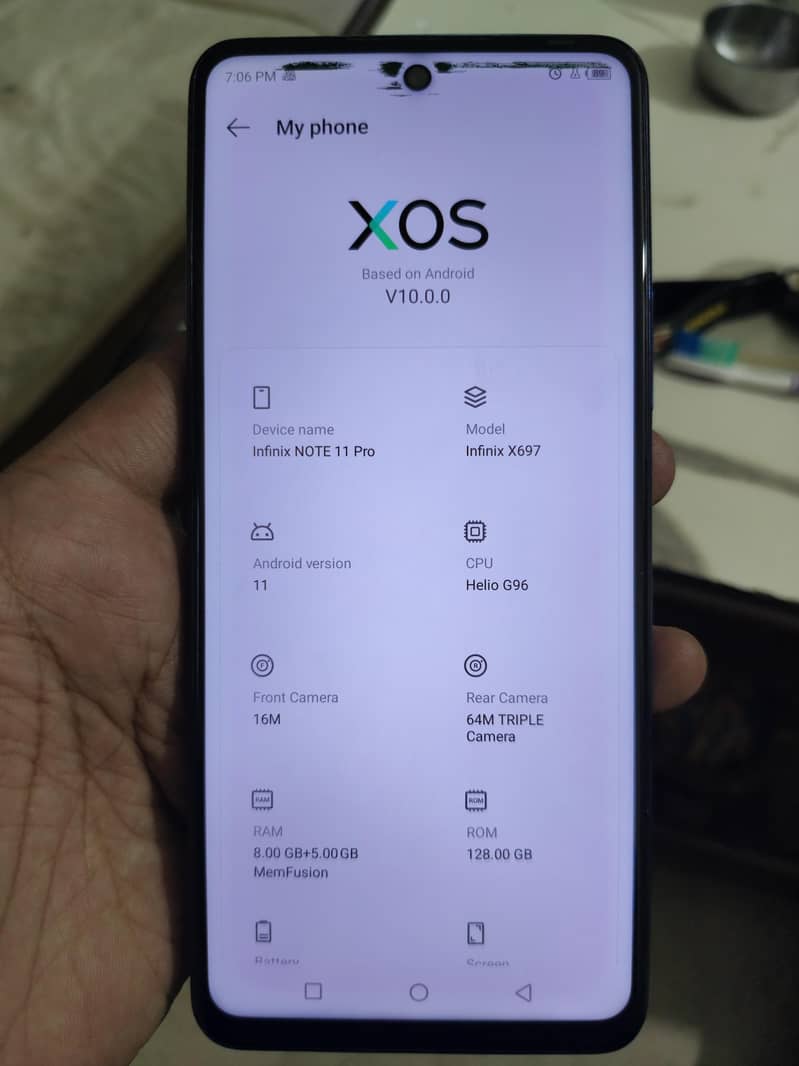 Infinix note 11pro 0
