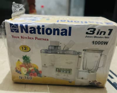 national 3in1 juicer/blender/mill