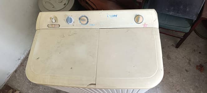 Haier washing machine with dryer