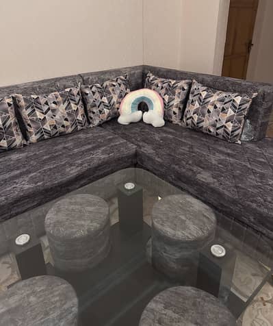7 seater L shaped turkish sofa set