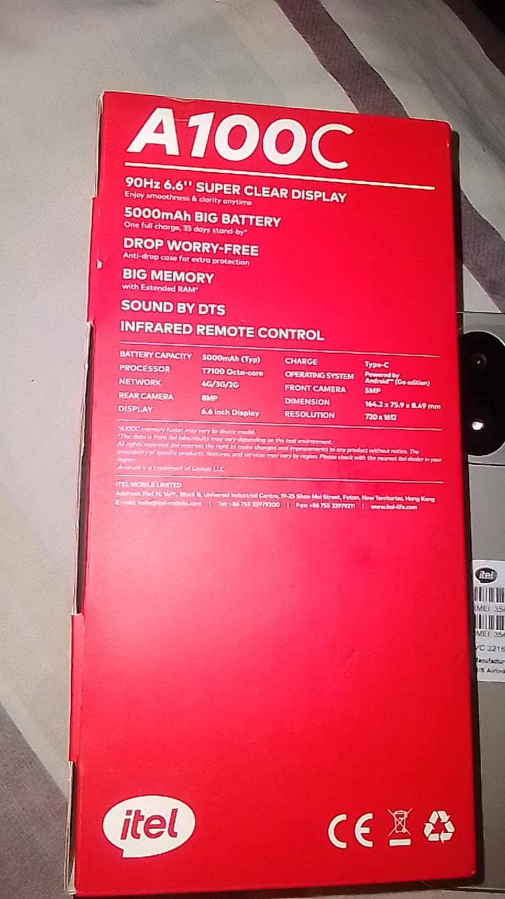 itel a100c 1