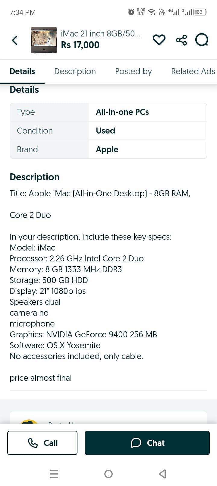 Apple iMac 10