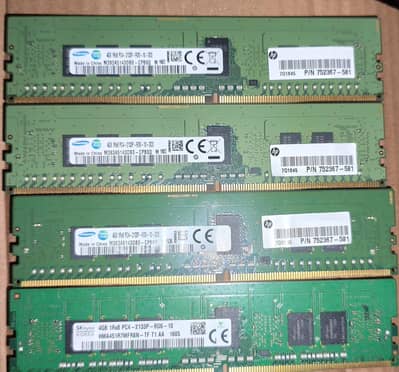 32GB DDR4 Desktop RAM Bundle (2x8GB SK Hynix + 4x4GB Samsung/Hynix)