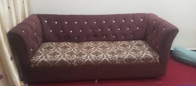 6 Seater Sofa Set with Table
