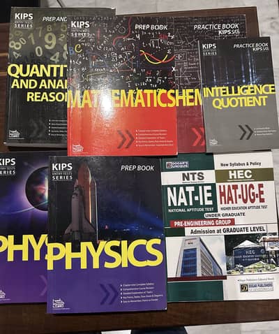 Complete Pakistani university entry prep books