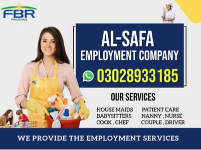 Maids / House maids / Cook / House chef / Babysitter/ Driver Available