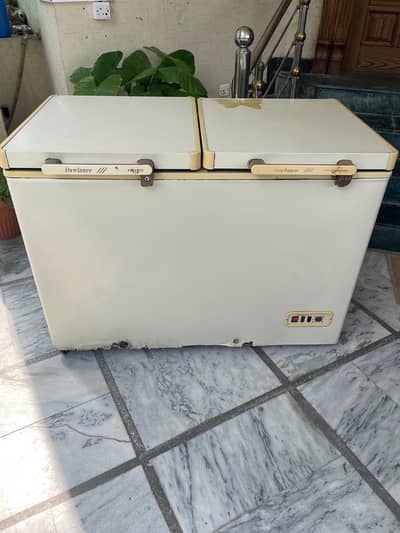 full size twin door deep freezer