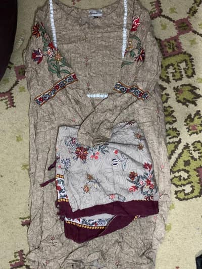 2 PCs shirt and duppata