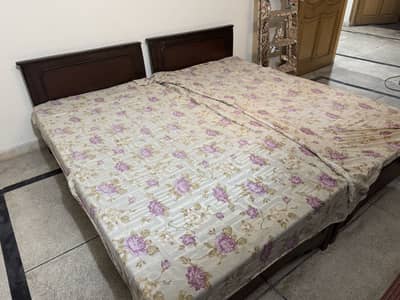 Double Bed Set Original with Mattresses for sale