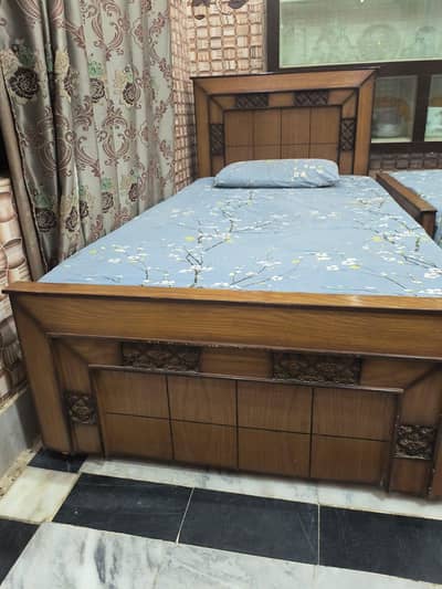 2 single bed