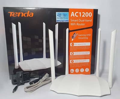 Tenda AC5 6DBi Router Brand New With Warranty Gaming Router Best Pubg