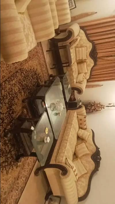 7 seaters sofa with Table