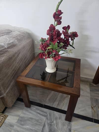Pair of Solid Sheesham Wood Tables
