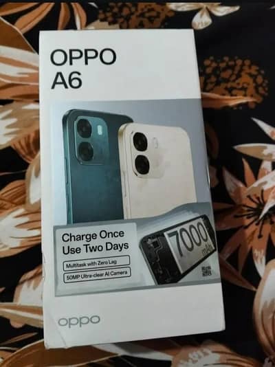OPPO A6 6+8/256gb 8 month warranty
