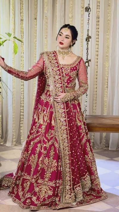 bridal lengha by Faiza sqlain