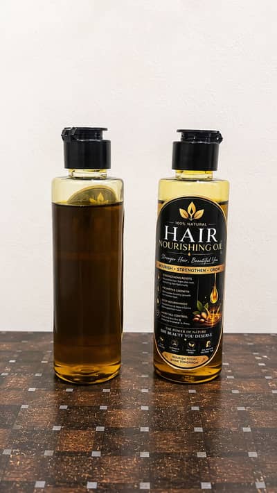 100% natural Hair oil best for treatment of hair removal