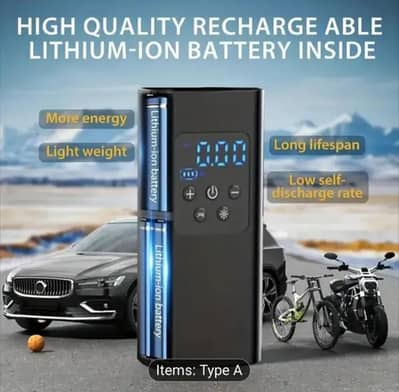 Portable Car Tire Air Compressor (Imported)