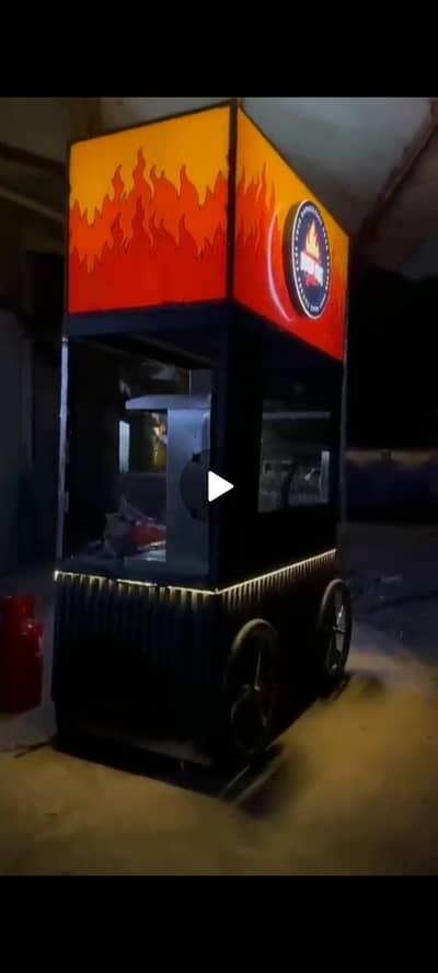 food stall cart