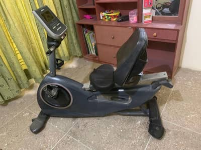Exercise bike with comfortable seat for heart patients & knee surgery