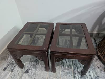 Two side tables