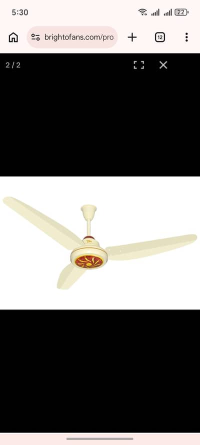Vital Iconic AC/DC R. F Inverter Ceiling Fan Urgent Sale