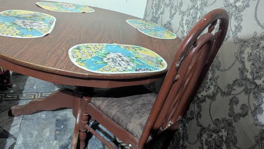 Dining teabal +3 chare