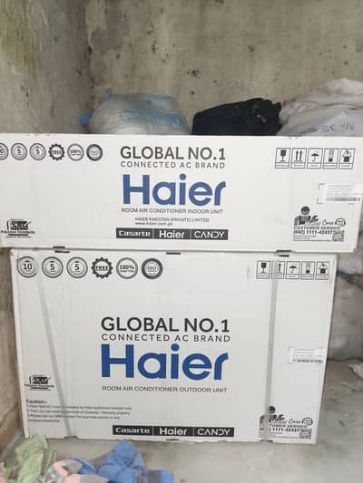 Haier Ac 1.5 ton hsu-19hfc New box pack