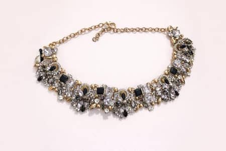 Black Crystal Elegant Necklace
