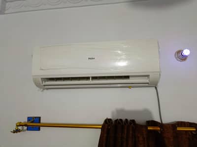 Haier 1 ton sada ac h 1 session Chala hua h