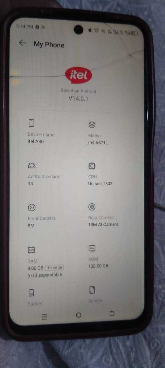 Itel A80 0