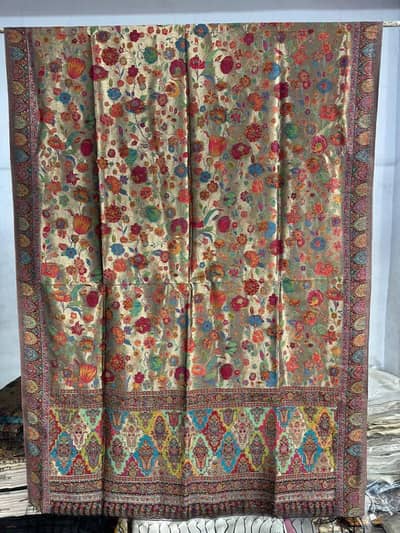 moonlight kashmiri Kani silk shawl
