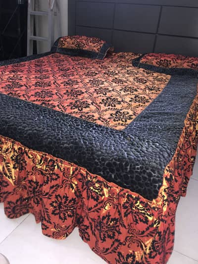 King size valima bedsheets | double bed fancy bed sheet