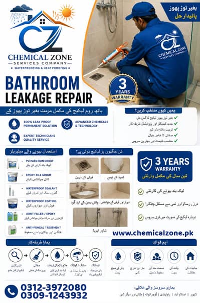 Roof Waterproofing Services Heat Proofing Bathroom Leakage  Repair