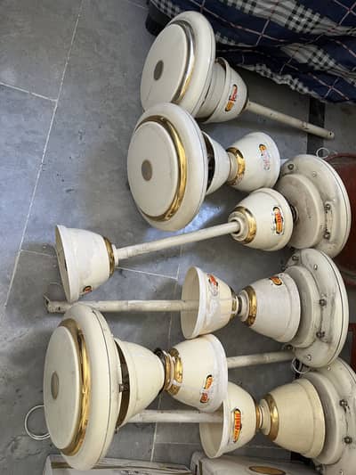 Five (5) 25Used Super Asia Ceiling fans