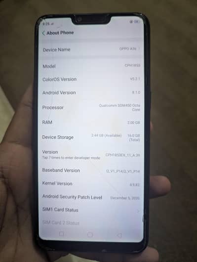 OPPO A3s