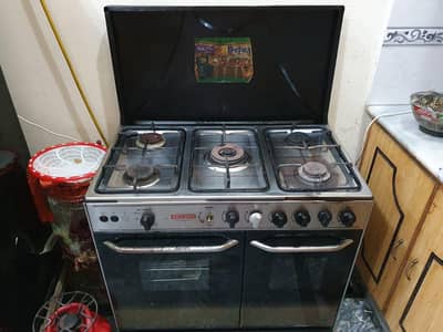 cooking range, like new, baked, oven, grill
