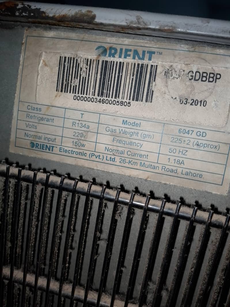 Orient fridge 7