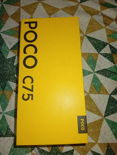 Xiaomi POCO C75 with box , back cover and accessories